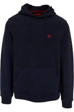 ISAIA Hoodie con logo bordado y cordones