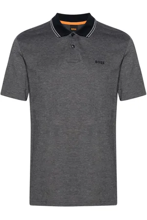 HUGO BOSS Playera tipo polo con aplique del logo