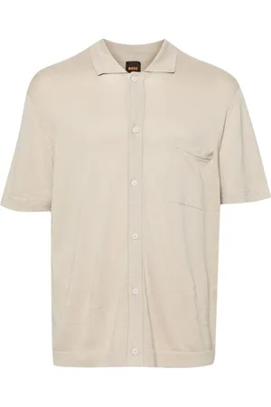 HUGO BOSS Playera tipo polo con botones