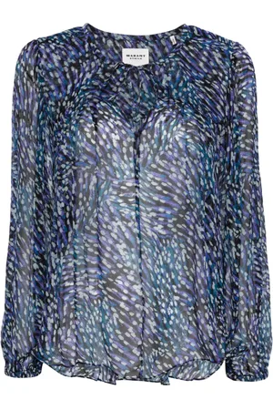Marant Etoile Blusa de georgette Daytonea