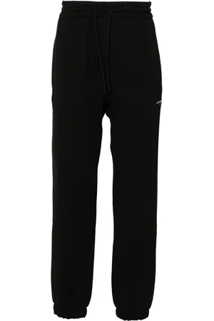 Msgm Pants con logo bordado
