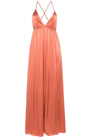 ZIMMERMANN Vestido largo de satén de seda