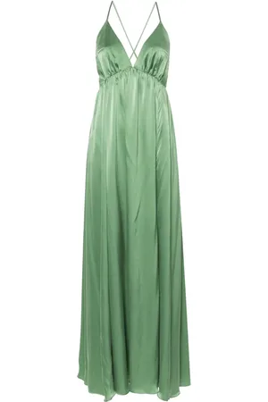 ZIMMERMANN Vestido largo de satén de seda