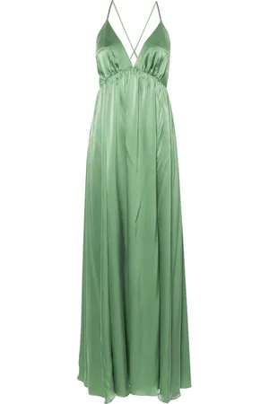 ZIMMERMANN Vestido largo de satén de seda