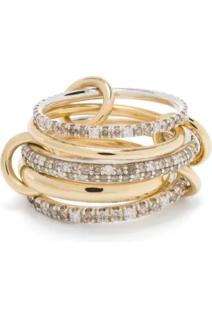 SPINELLI KILCOLLIN Anillo Leo en oro amarillo de 18kt y plata de ley con diamante