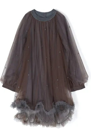 JNBY by JNBY Vestido con ribete de volantes
