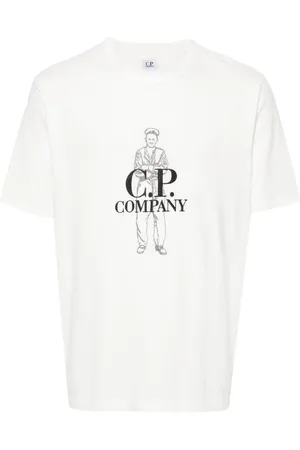 C.P. Company Playera con logo bordado