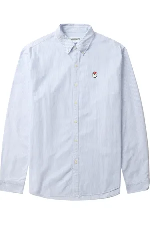 Chocoolate Camisa con estampado de rayas diplomáticas