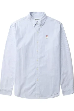 Chocoolate Camisa con estampado de rayas diplomáticas