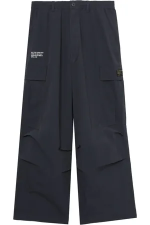 Izzue Pantalones cargo con diseño ancho