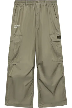 Izzue Pantalones cargo con diseño ancho