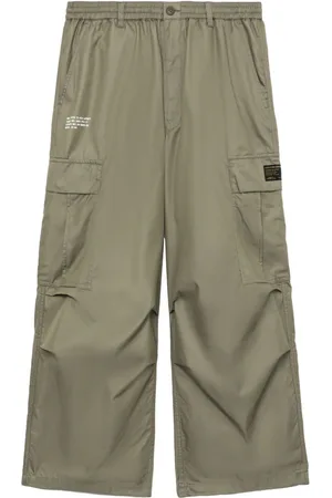 Izzue Pantalones cargo con diseño ancho