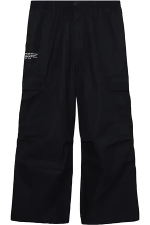 Izzue Pantalones cargo con diseño ancho