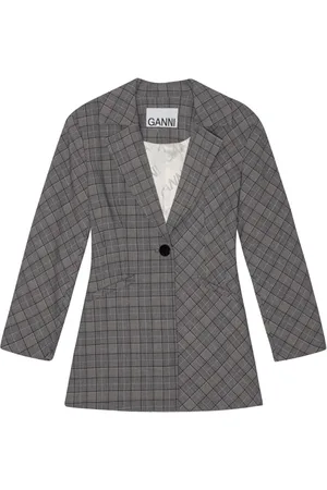 Ganni Blazer Check Mix