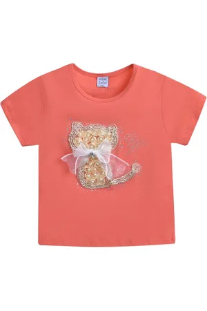 Mimi Tutu Playera con aplique de gato