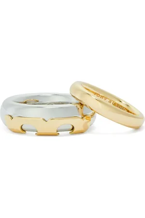 Tory Burch Set de dos anillos Essential