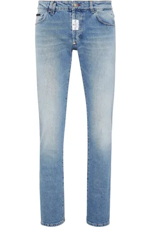 Philipp Plein Jeans rectos con parche del logo
