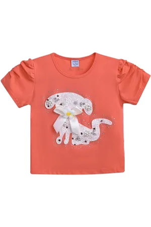Mimi Tutu Playera con aplique de cachorro