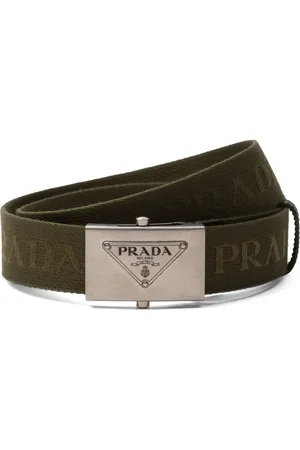 Prada Cinturón con logo grabado