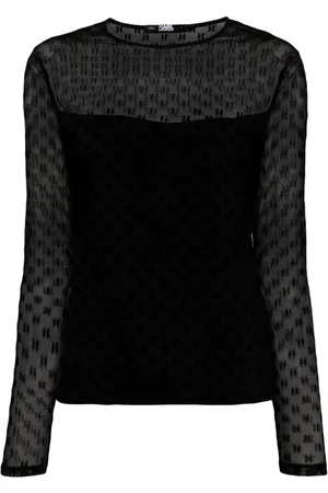 Karl Lagerfeld Top con logo KL