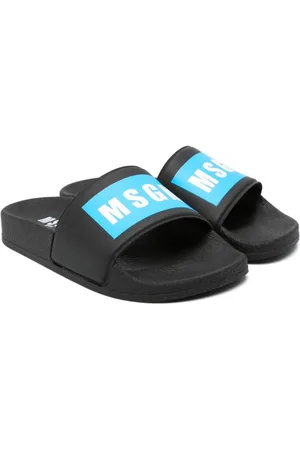 Msgm Flip flops con aplique del logo