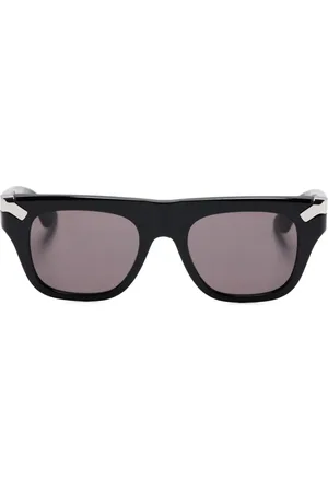 Alexander McQueen Lentes de sol con armazón cuadrada