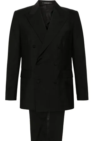 TAGLIATORE Traje con doble botonadura y detalle de broche