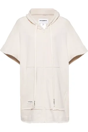 MELITTA BAUMEISTER Hoodie con bordes deshilachados