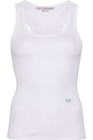 Stella McCartney Camiseta con logo bordado