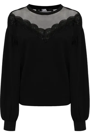 Karl Lagerfeld Sudadera con panel traslúcido