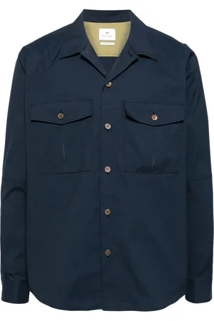 Paul Smith Camisa de seda manga larga