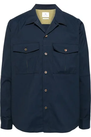 Paul Smith Camisa de seda manga larga