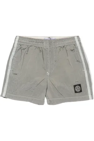 Stone Island Shorts de playa con motivo Compass