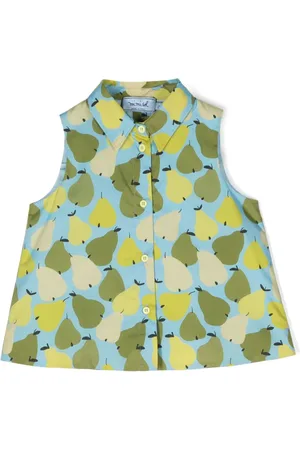 Mimisol Camisa sin mangas con estampado de pera