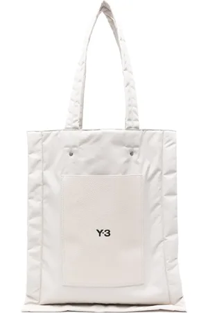 Y-3 Tote capitonada con logo estampado