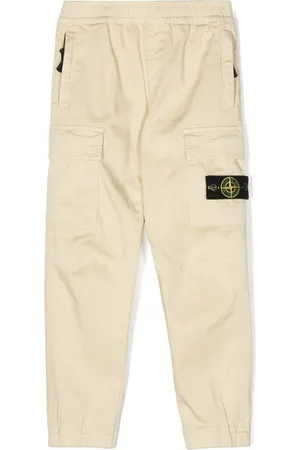 Stone Island Pants cargo con motivo Compass