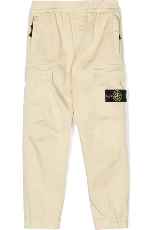 Stone Island Pants cargo con motivo Compass