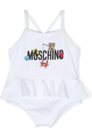 Moschino cheap white swimsuit