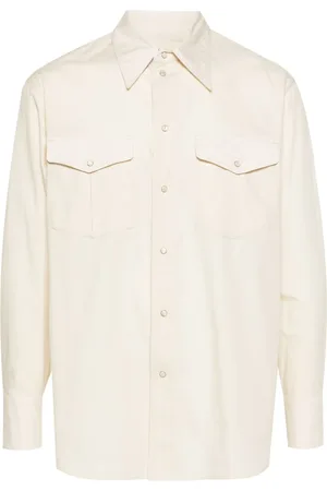 LEMAIRE Camisa con cuello recto