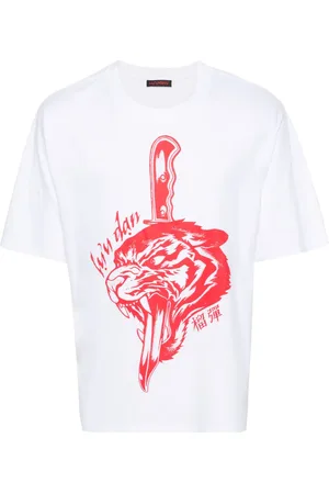 LU’U DAN Playera con logo estampado