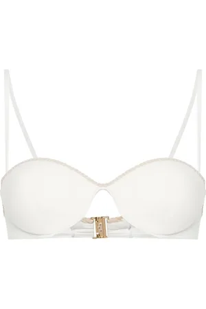 La Perla Top de bikini con monograma estampado