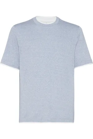 Brunello Cucinelli Playera a capas