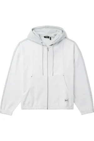 FIVE CM Hoodie con aplique del logo y cierre