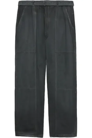 Izzue Pantalones anchos con cinturón