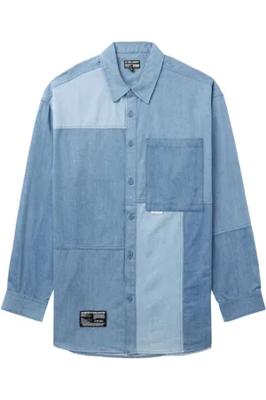 Izzue Camisa con diseño patchwork
