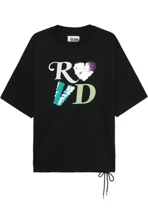 Izzue Playera con detalles de lentejuelas