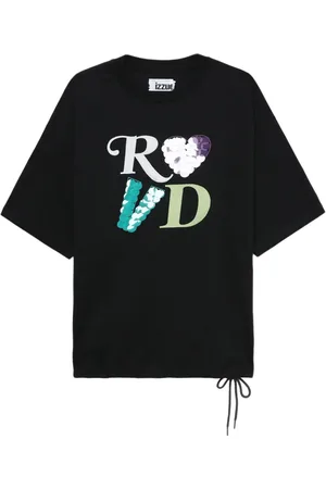 Izzue Playera con detalles de lentejuelas