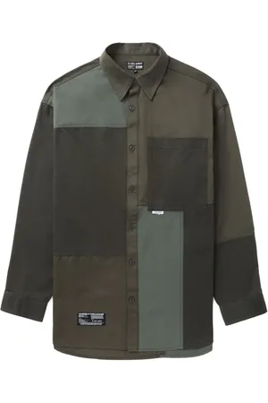 Izzue Camisa con diseño patchwork