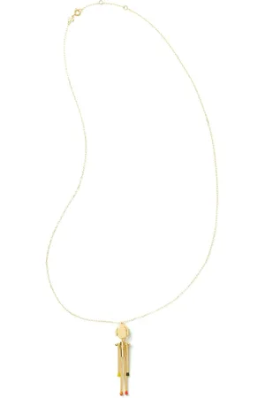 Tory Burch Collar Matchstick Person con dije