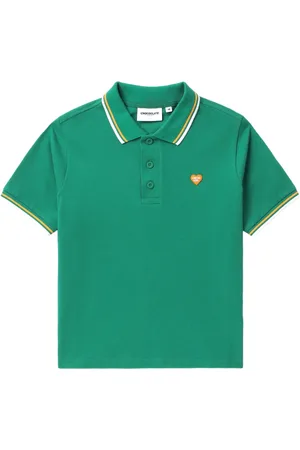 Chocoolate Playera tipo polo con aplique del logo